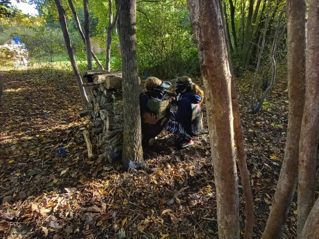 Nascondiglio strategico per mirare 