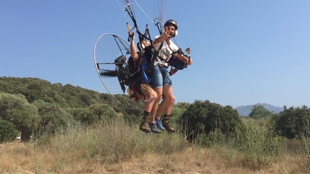 Volo in paramotore a Olmeto - 1000m