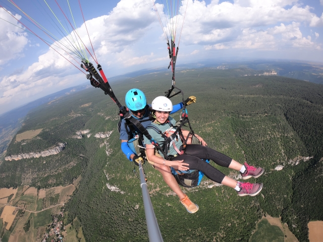 Volo in parapendio a Millau + Video 20 min