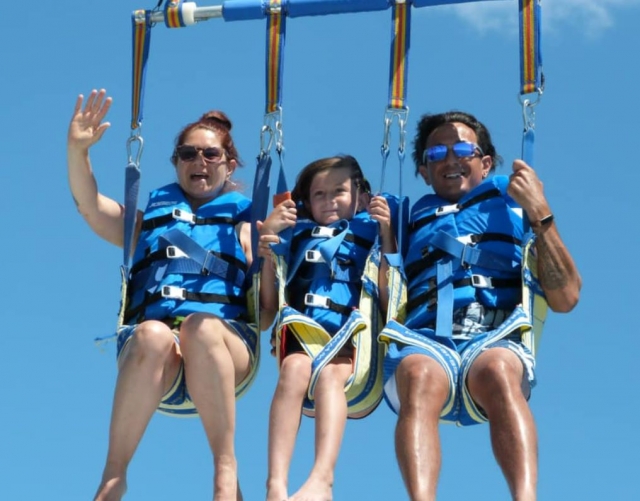 Volo in coppia in parasailing ad Agde 15 min