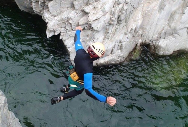 Sessione di canyoning nelle Cévennes 1/2d
