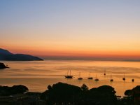  Dinghy in the Tyrrhenian Sea