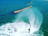  Flying over the turquoise waters 