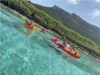 famiglia in kayak